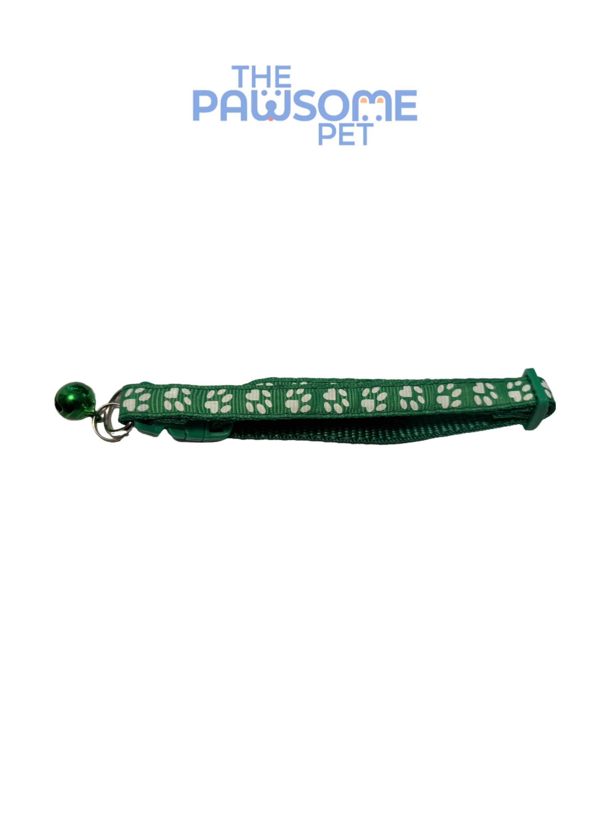 cat paw collar dark green