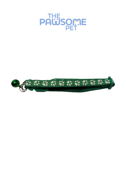 cat paw collar dark green