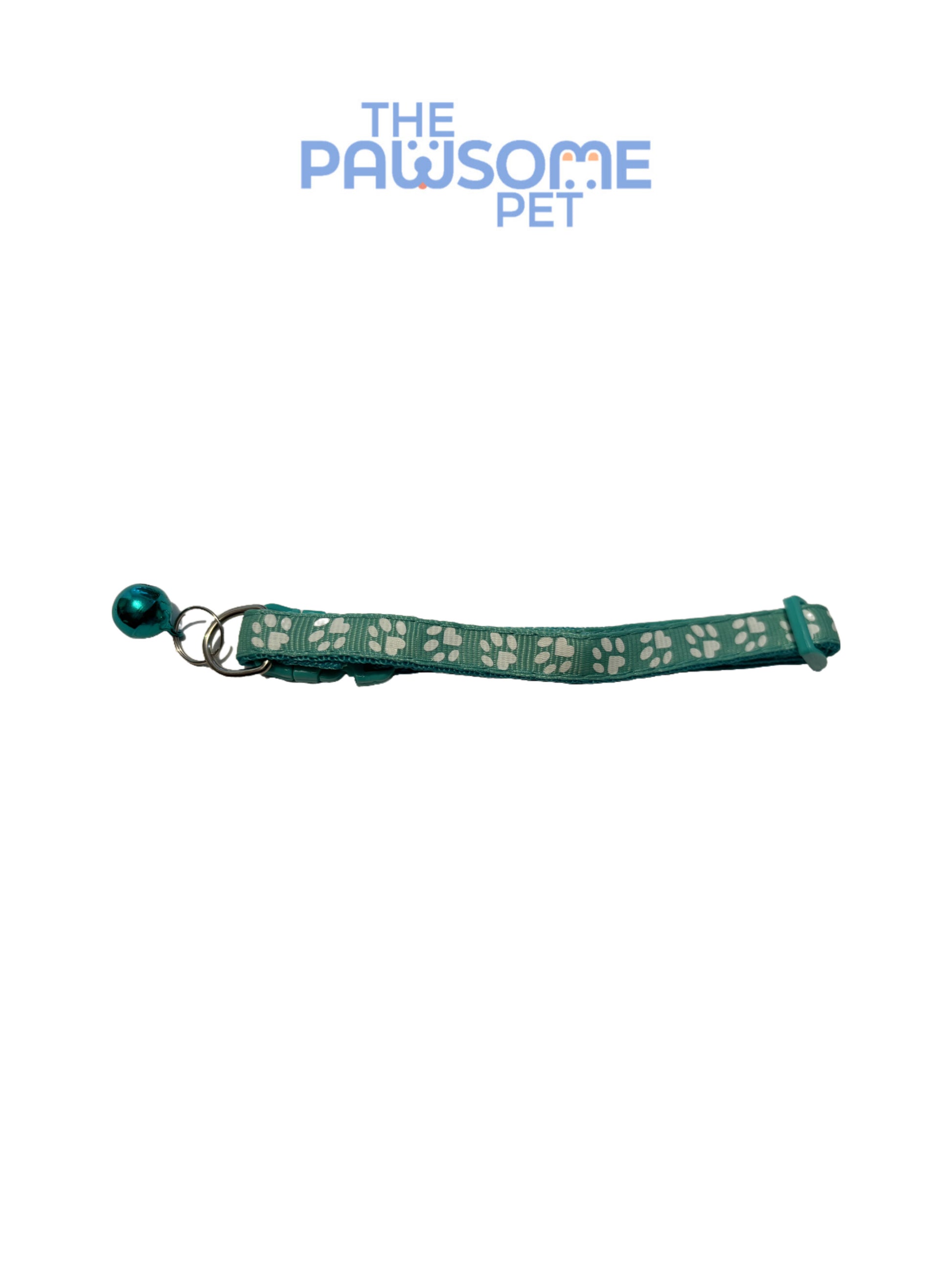 cat paw collar green