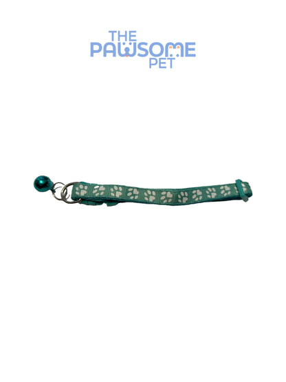 cat paw collar green