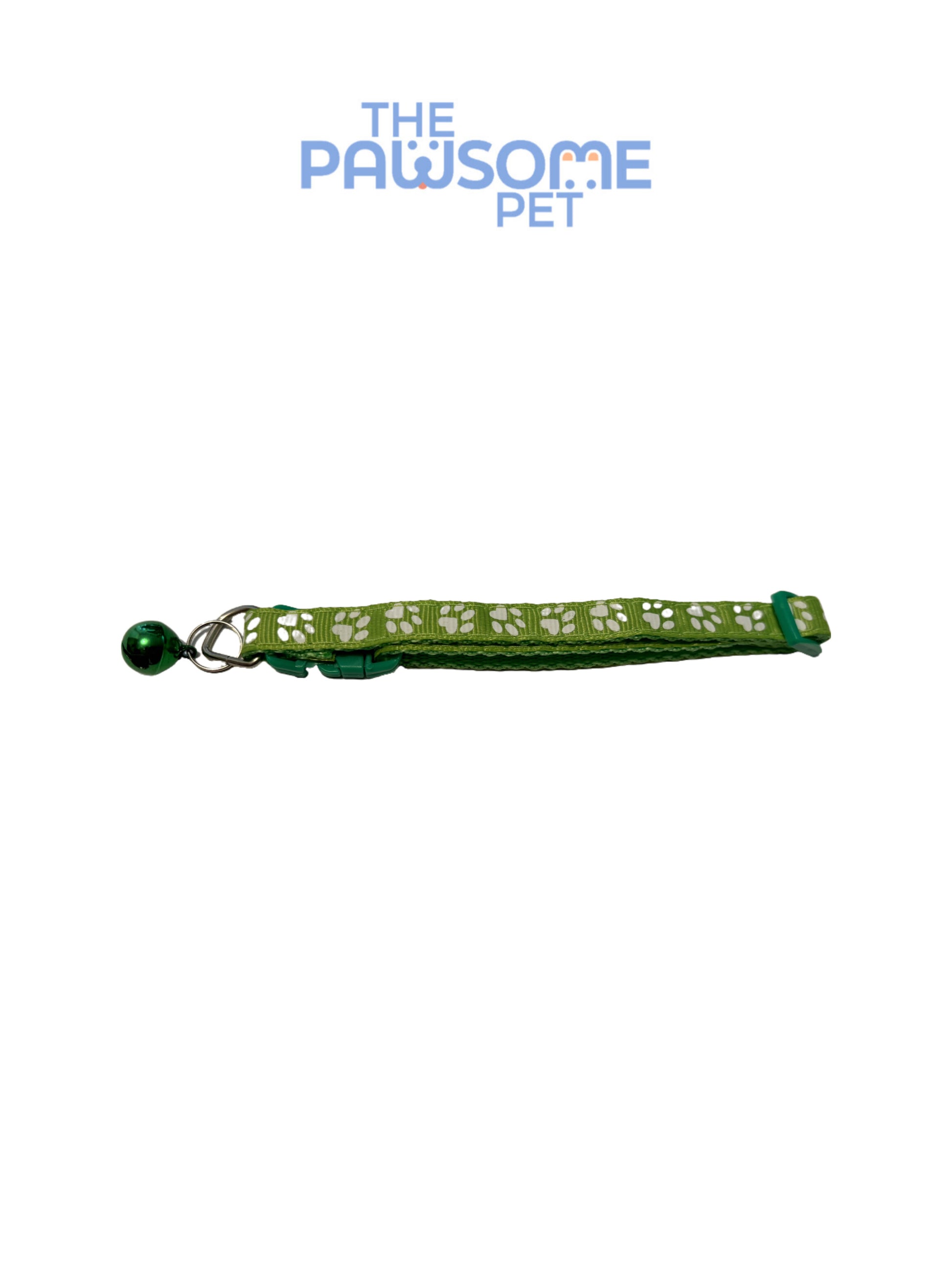 cat paw collar light green