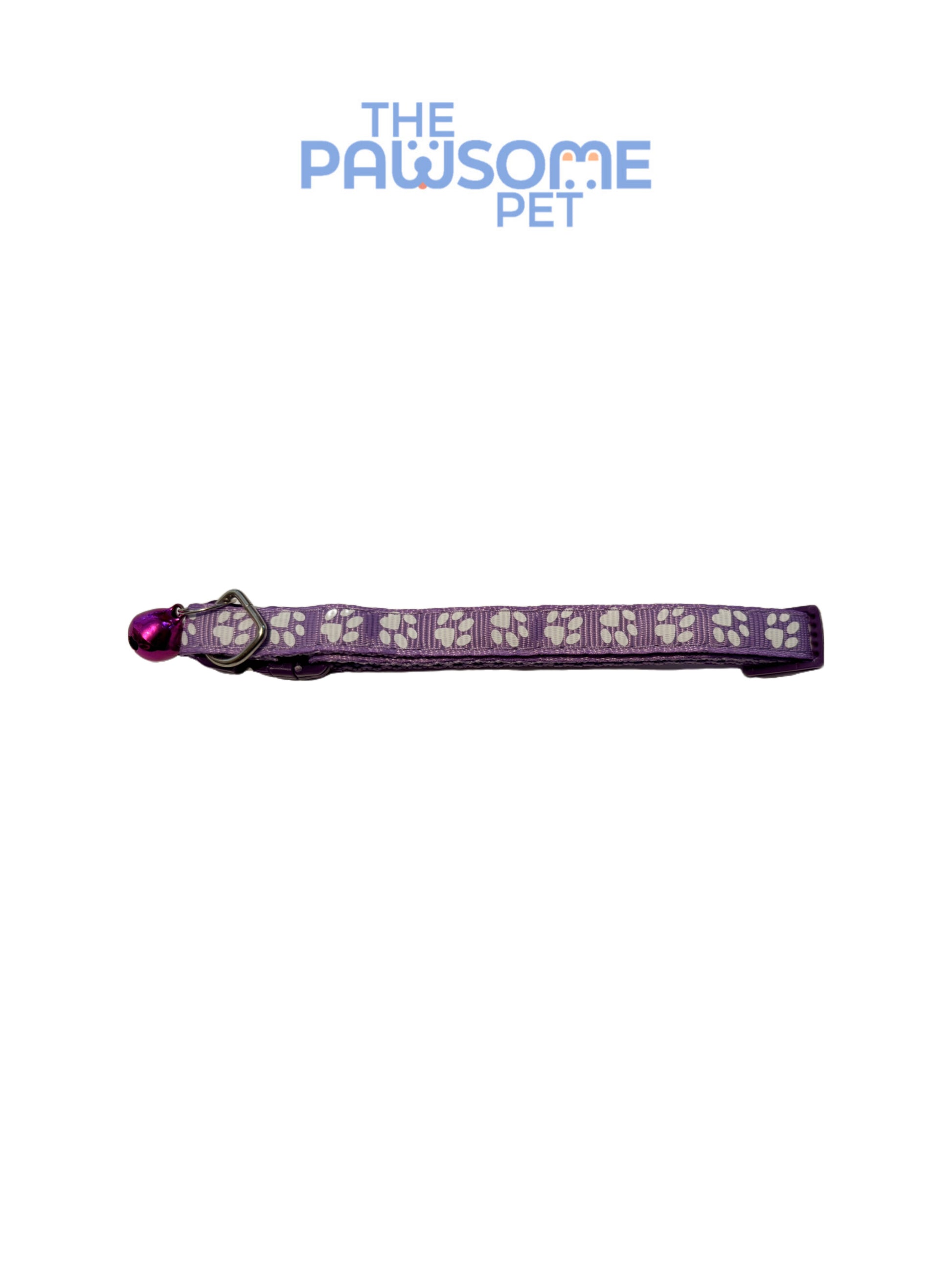cat paw collar purple