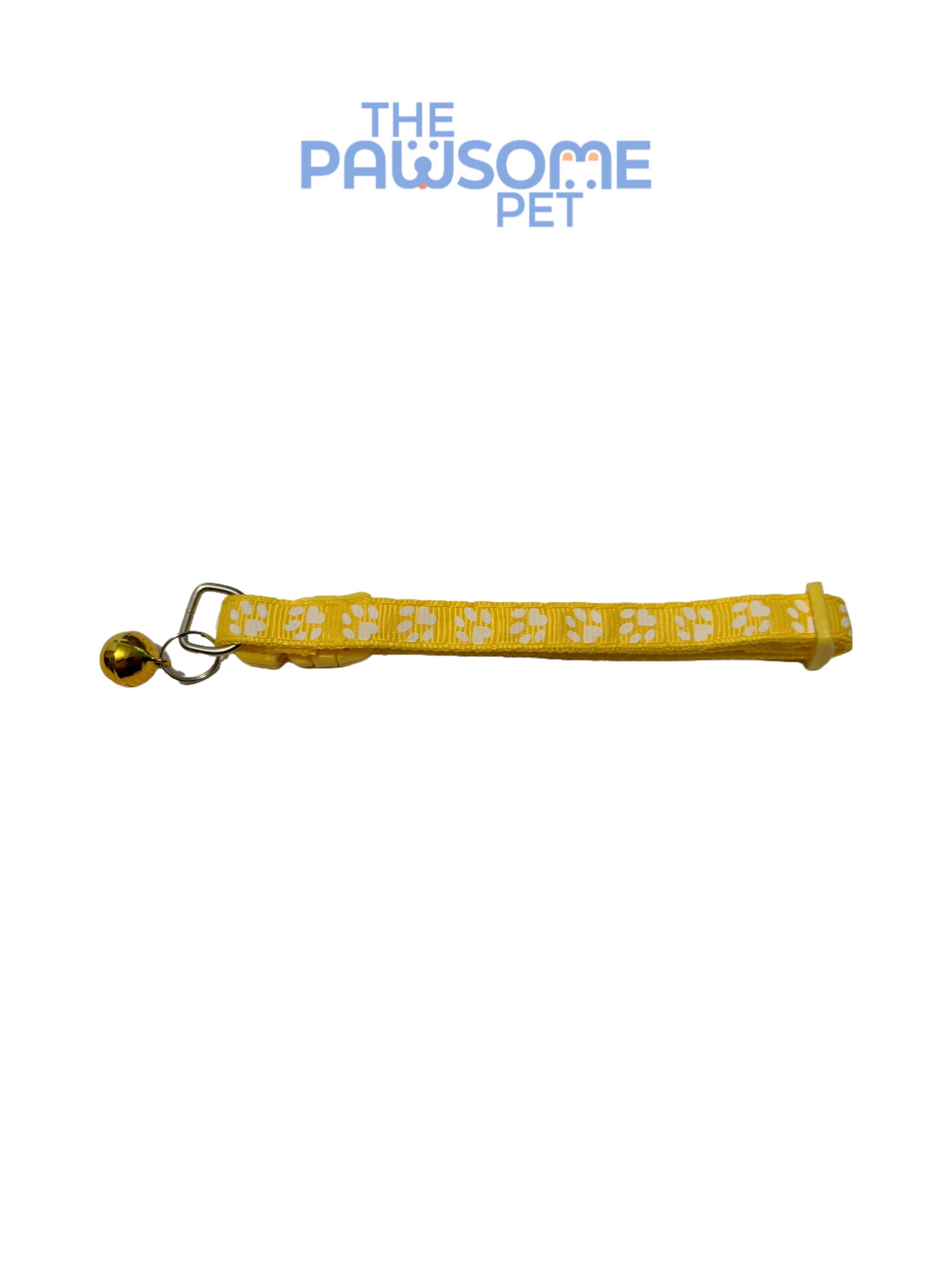 cat paw collar yellow