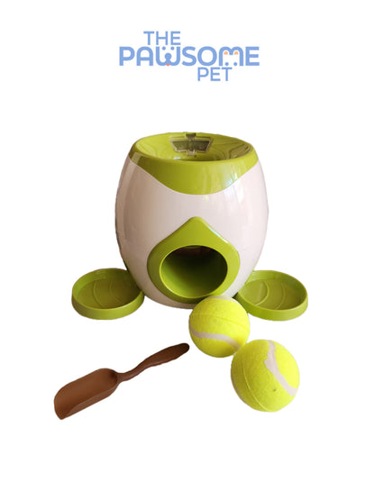 Pawsome's dog ball launcher (semi-automatic thrower)