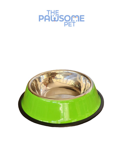 Pawsome's Colorful pet bowl SS no imprint