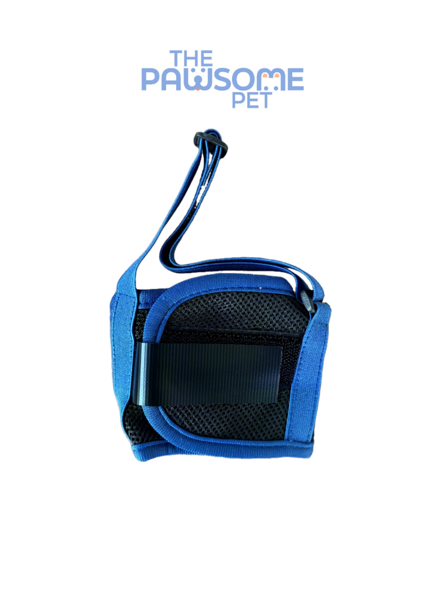 dog mesh muzzle xlarge blue