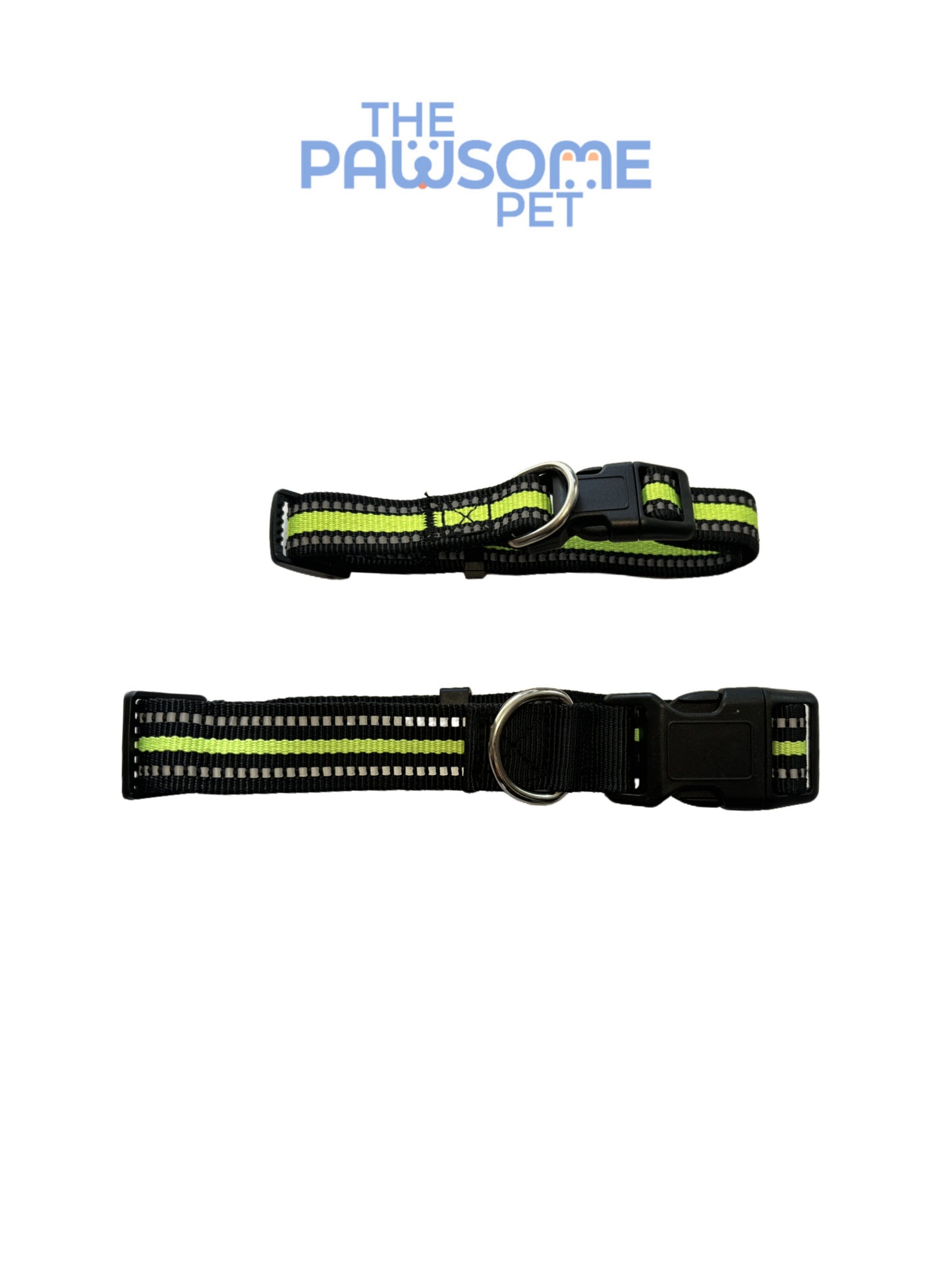 dog reflective collar  green