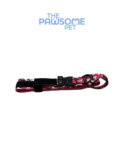 dog tactical collar pink