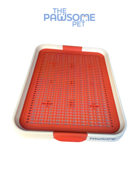 dog toilet orange