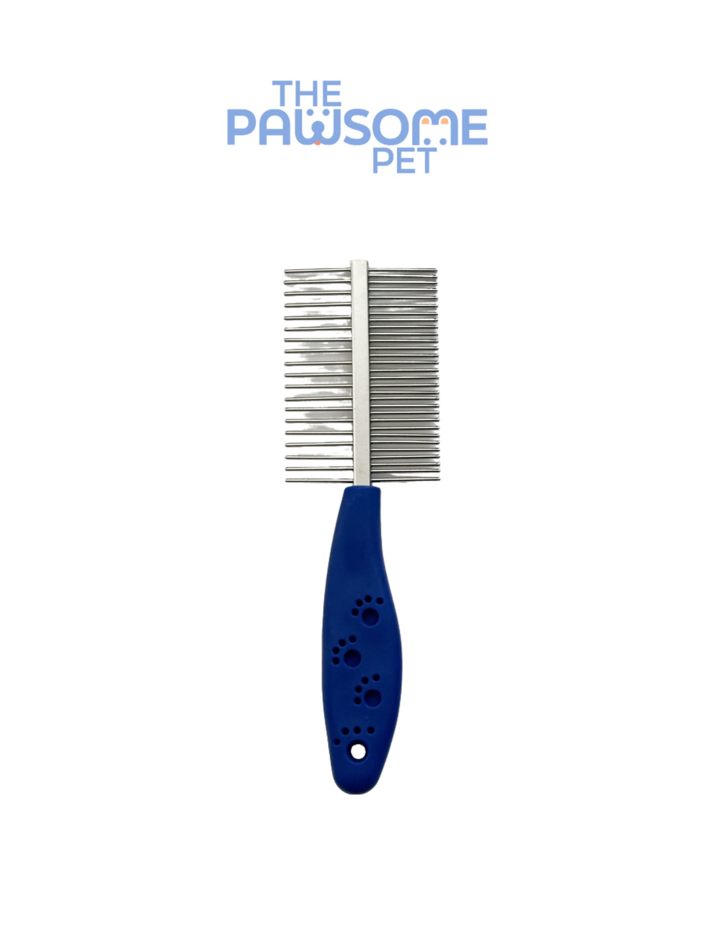 double side pet comb blue