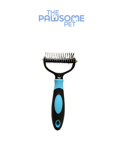 grooming TPR brush blue large