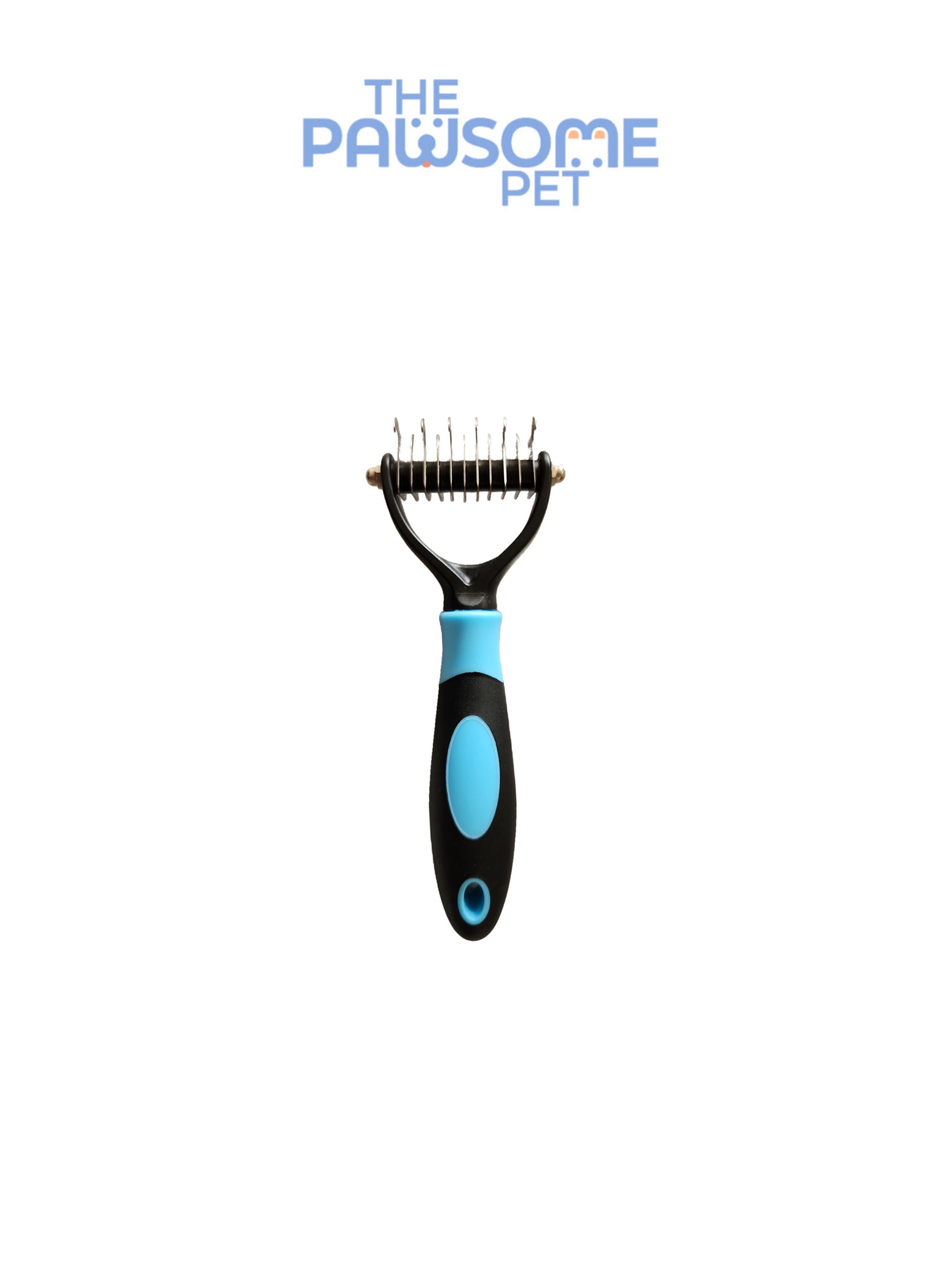 grooming TPR brush blue small