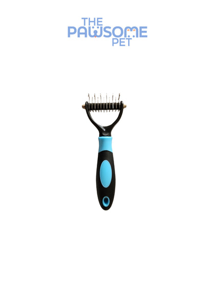 grooming TPR brush blue small
