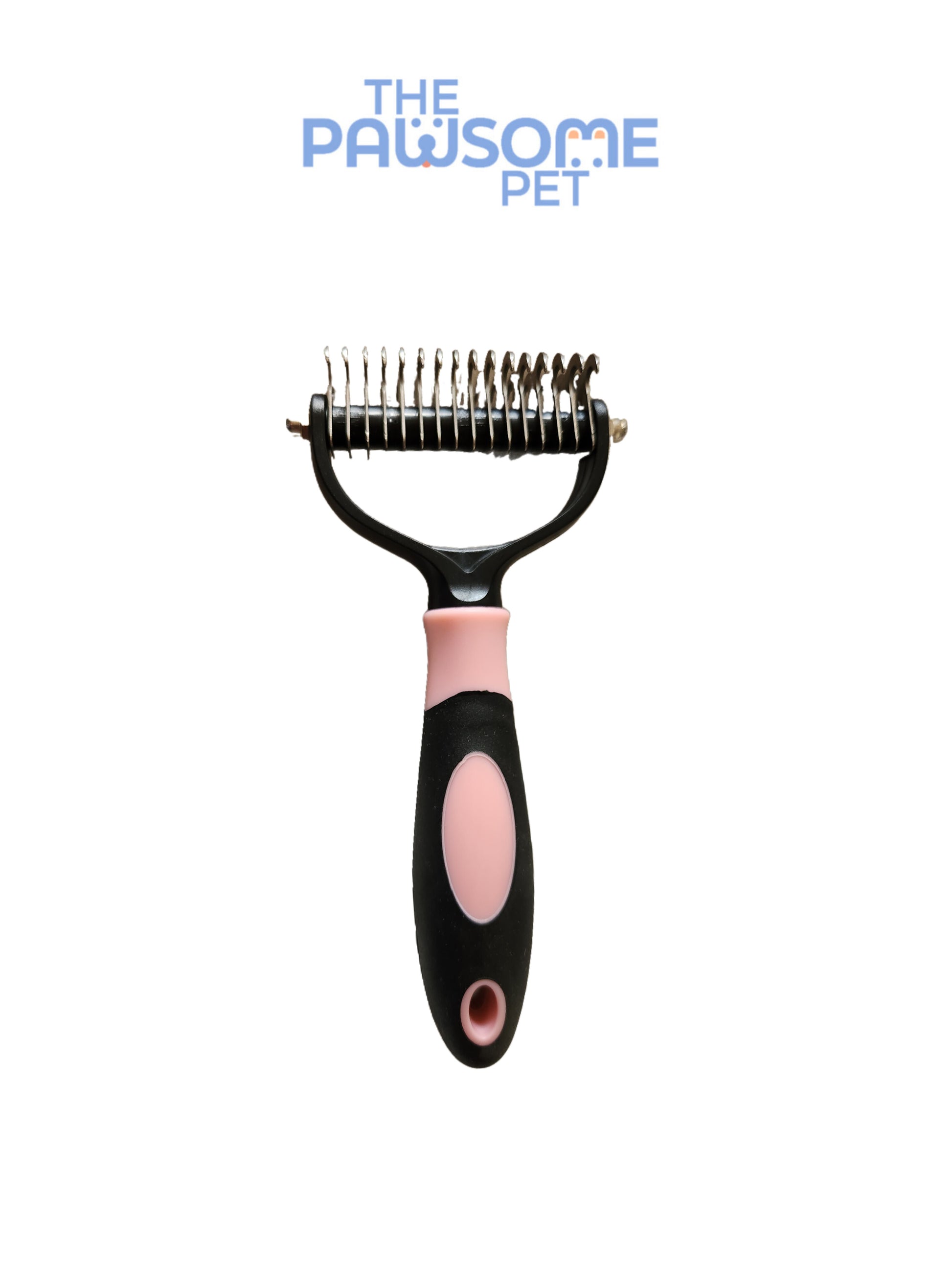 grooming TPR brush pink large
