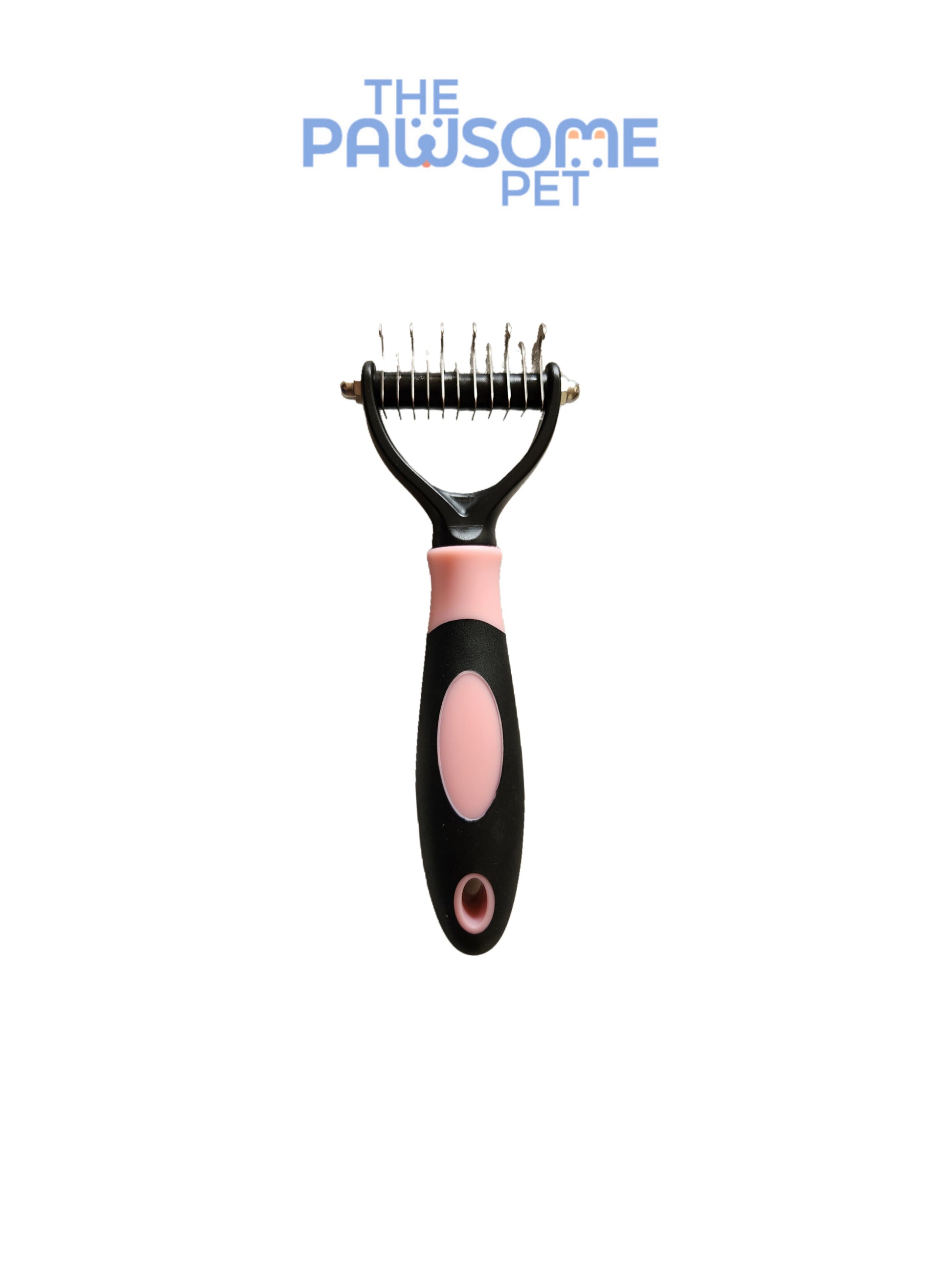 grooming TPR brush pink small