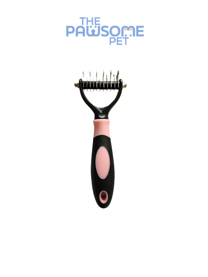 grooming TPR brush pink small