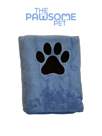 Pawsome's Pet Towel paw-bone imprint