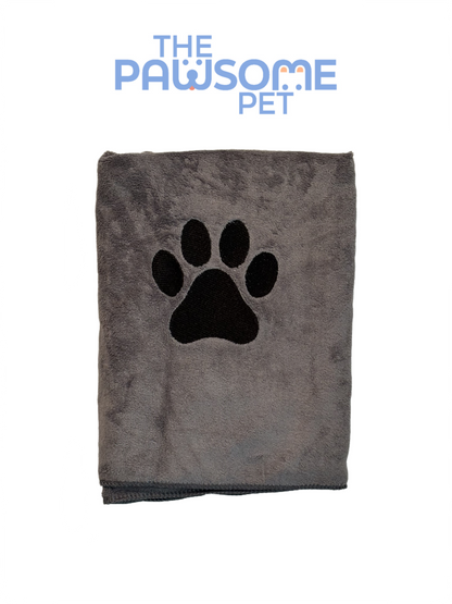 Pawsome's Pet Towel paw-bone imprint