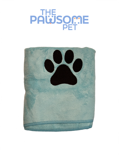 Pawsome's Pet Towel paw-bone imprint