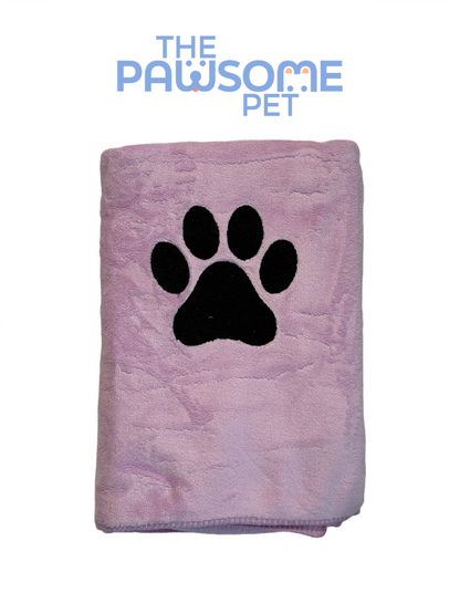 Pawsome's Pet Towel paw-bone imprint