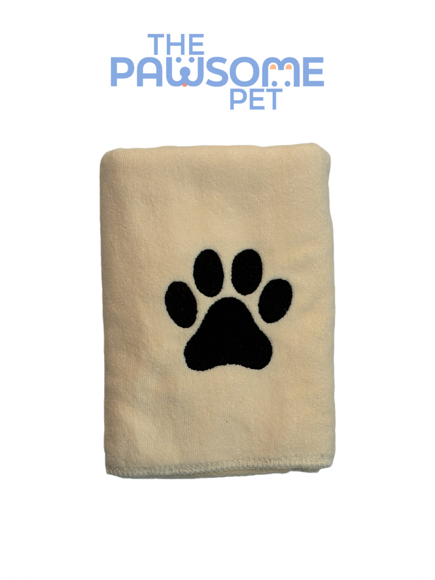 Pawsome's Pet Towel paw-bone imprint
