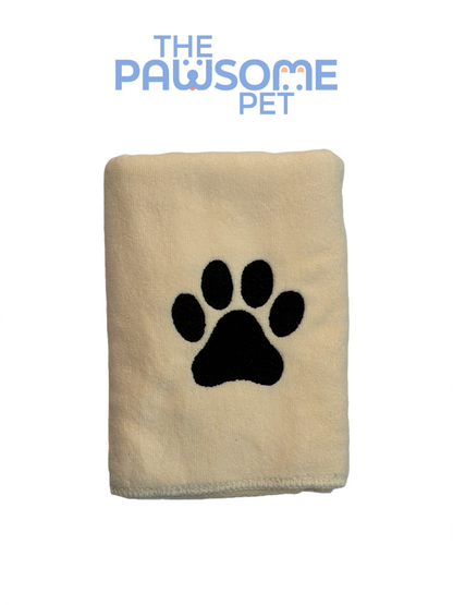 Pawsome's Pet Towel paw-bone imprint