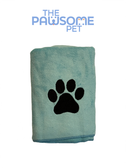 Pawsome's Pet Towel paw-bone imprint