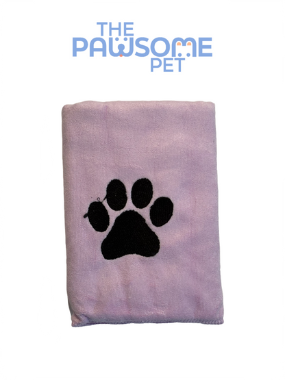 Pawsome's Pet Towel paw-bone imprint