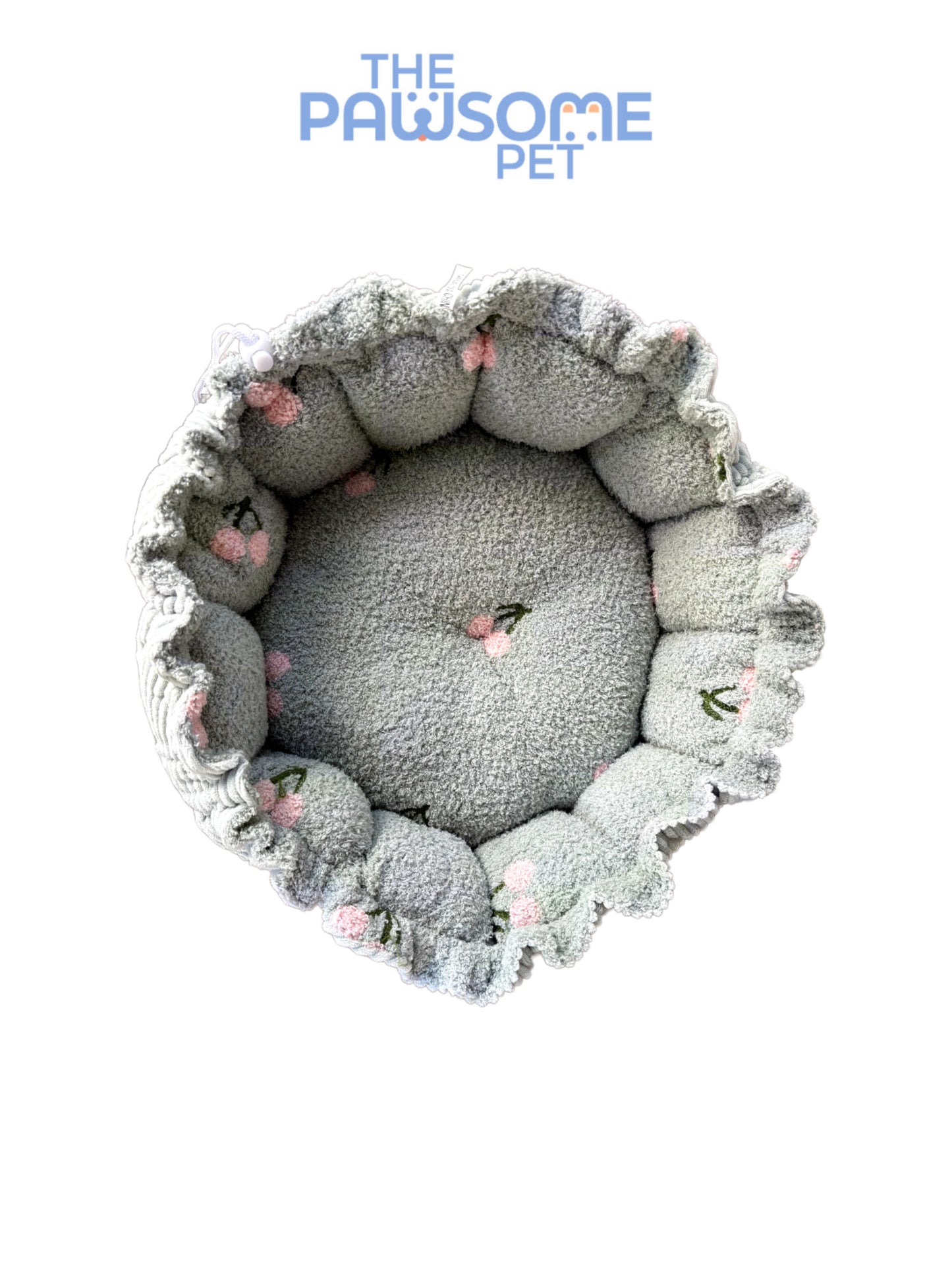 petal shape bed gray