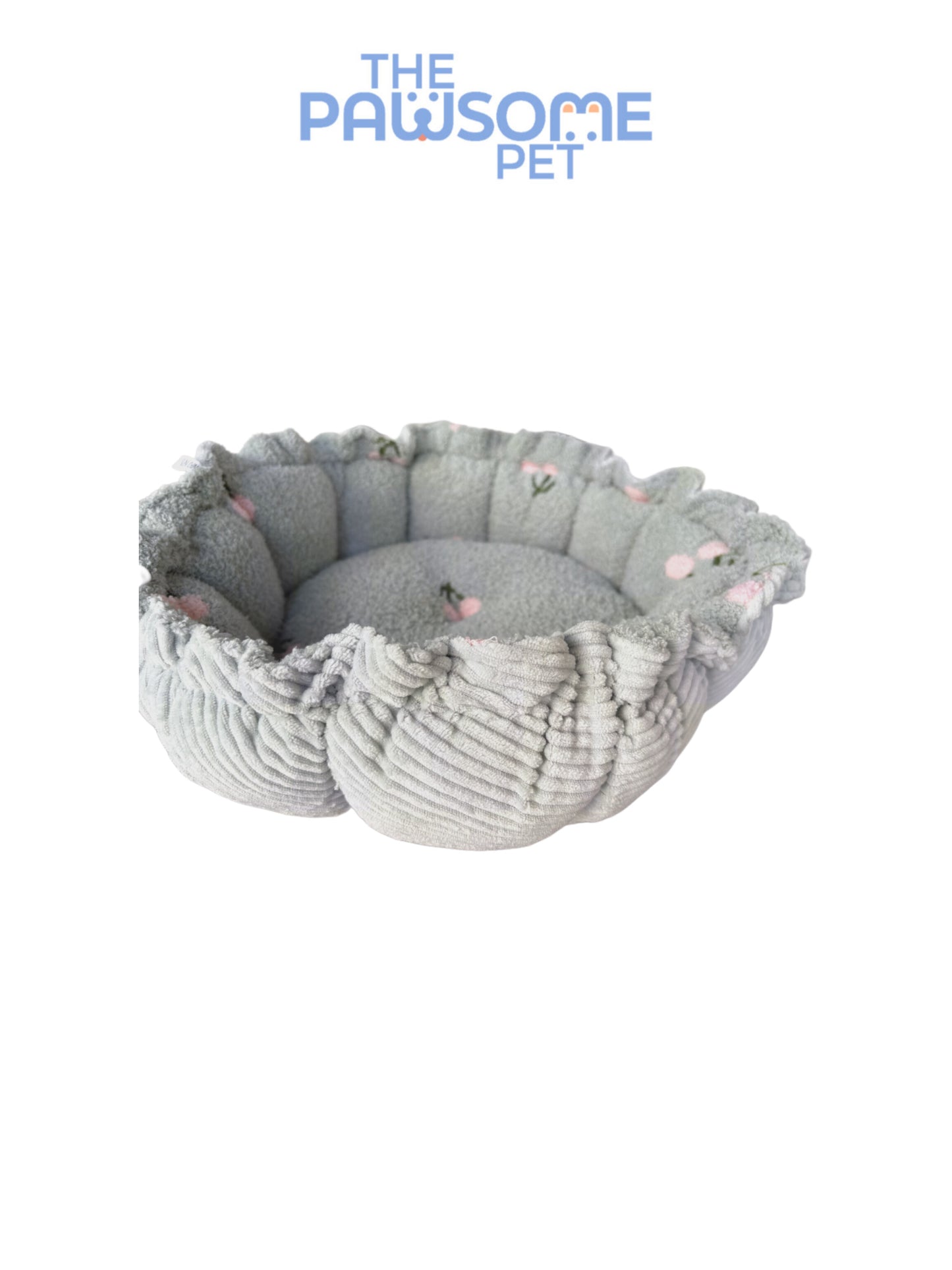 petal shape bed gray 2