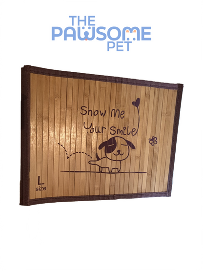 pet bamboo mat L