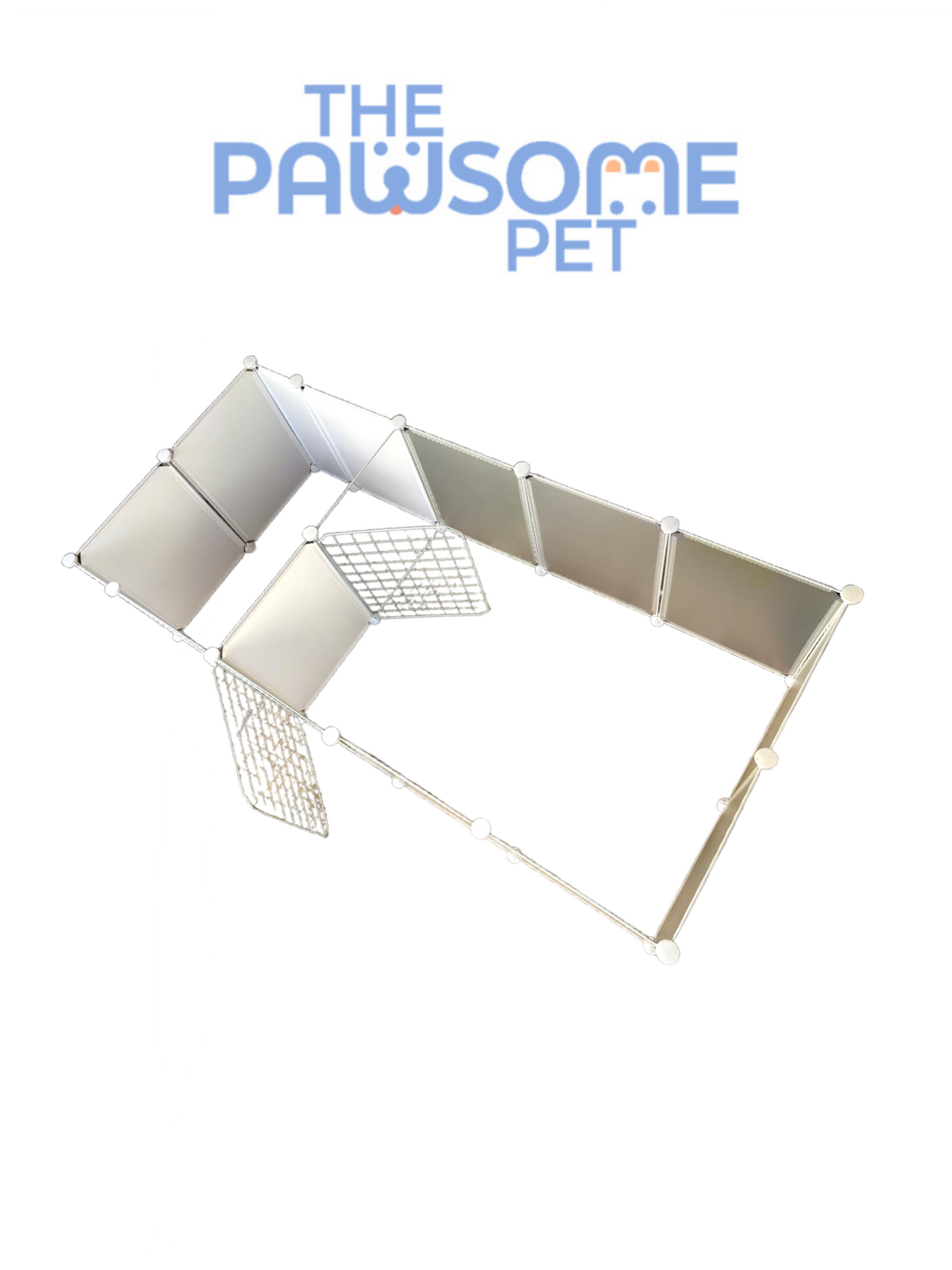 pet fence cage large white