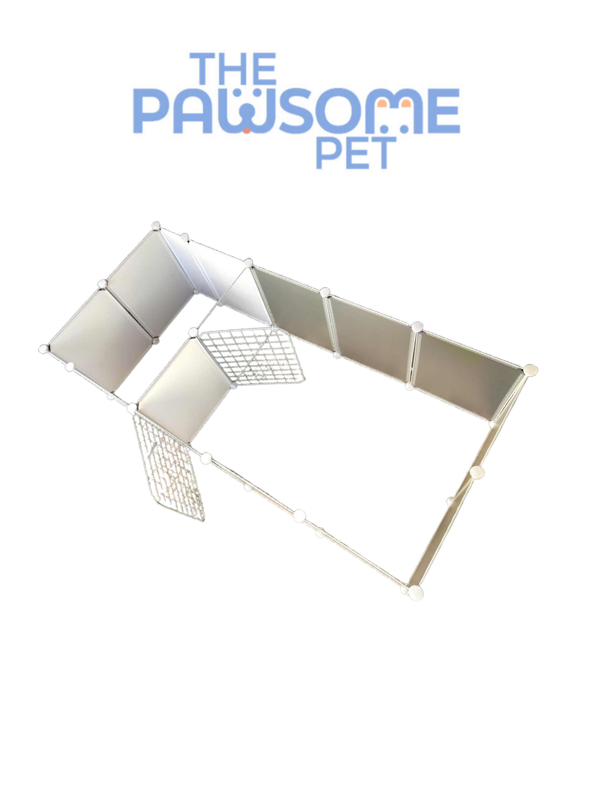 pet fence cage large white