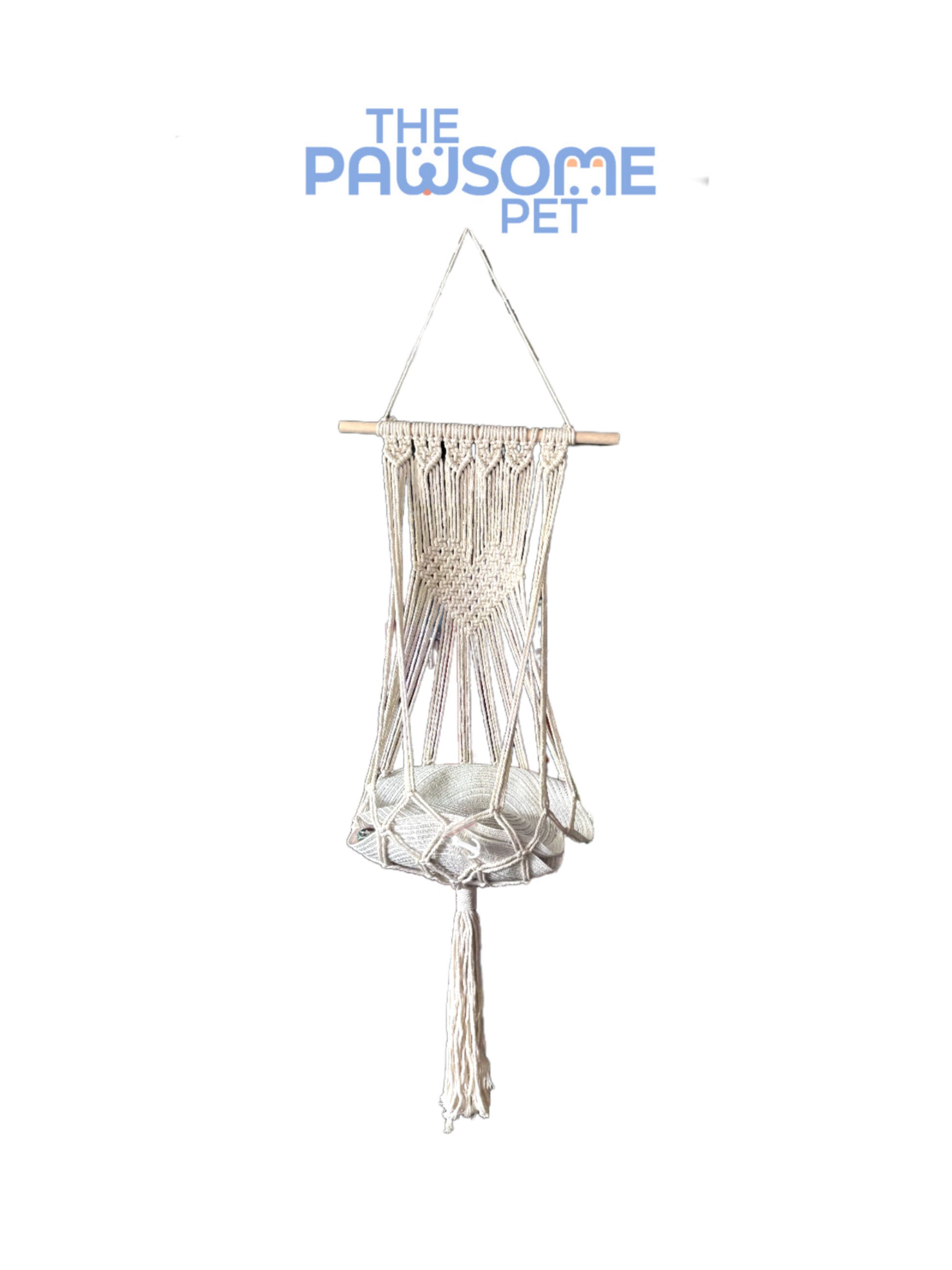 pet hammock macramé  large