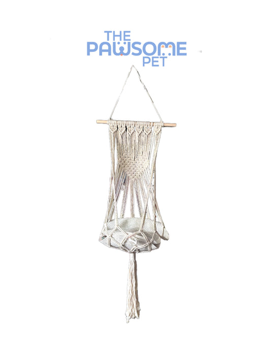 pet hammock macramé  large