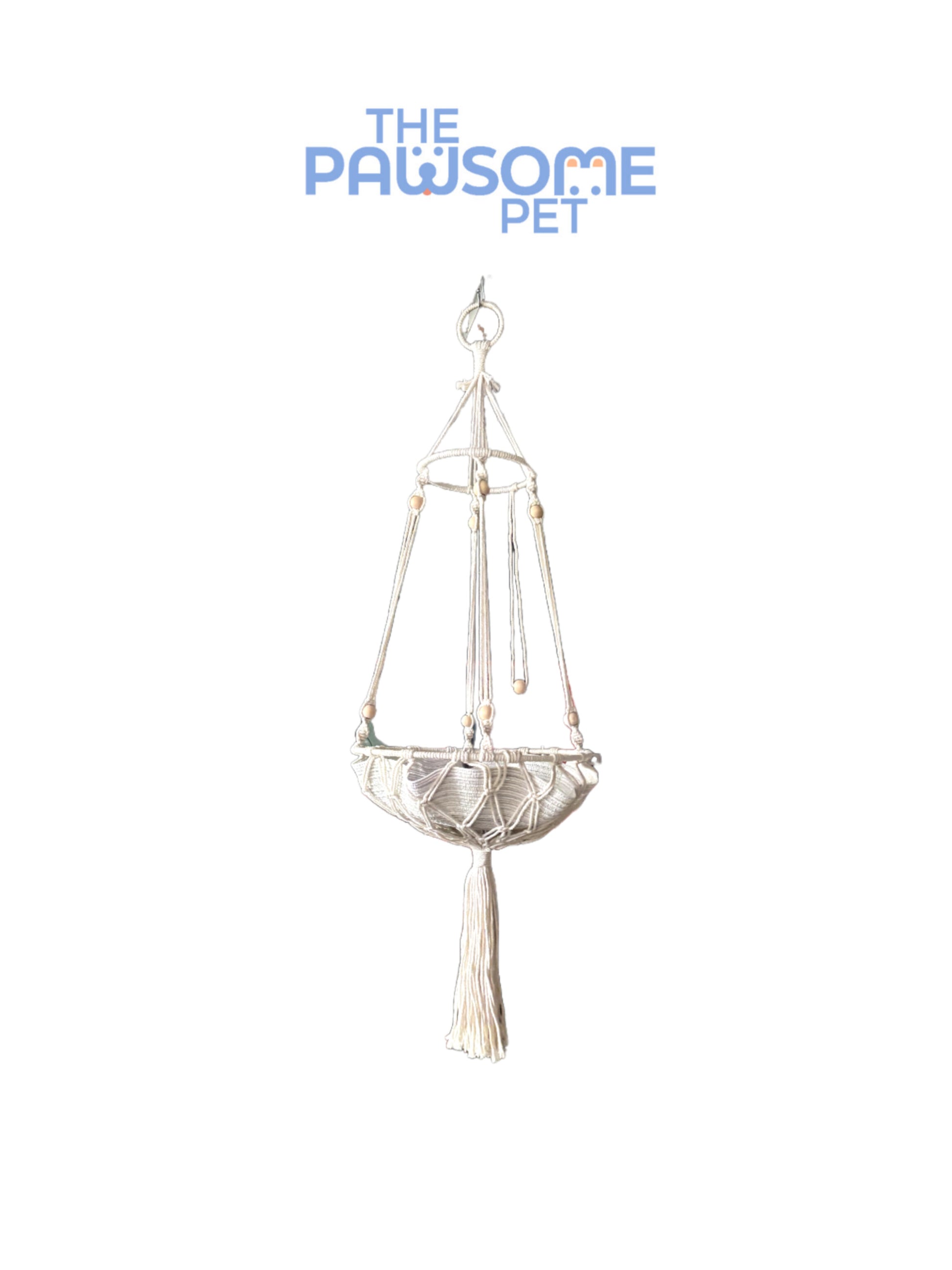 pet hammock macramé  small