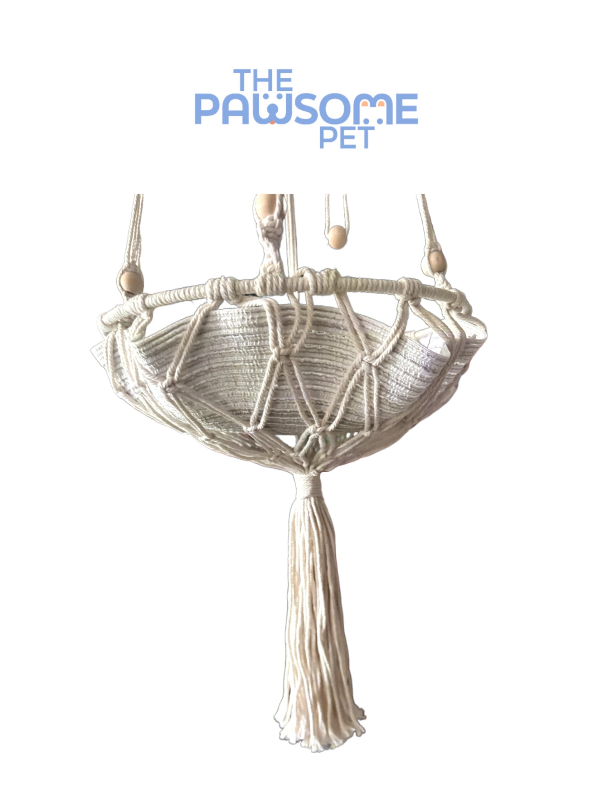 pet hammock macramé  small detail 1