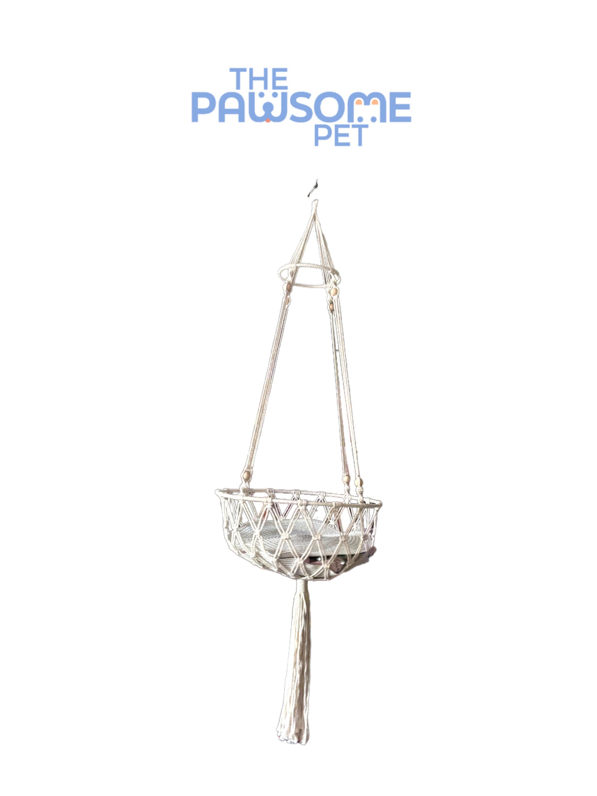 pet hammock macramé  xlarge