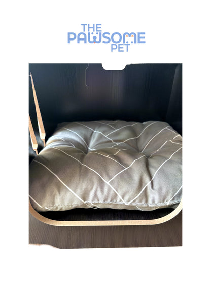 pet nest with hammock cushion
