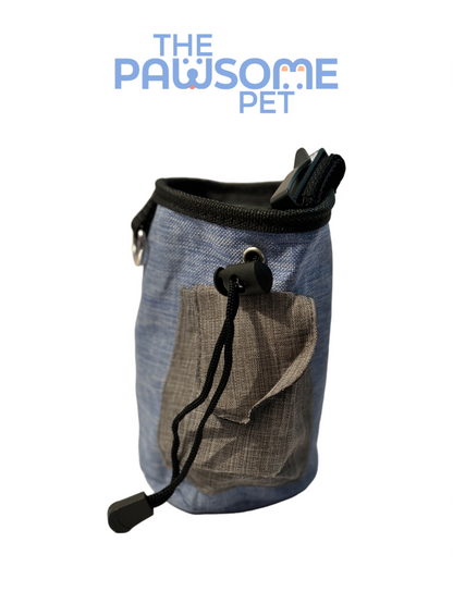 pet treat bag blue