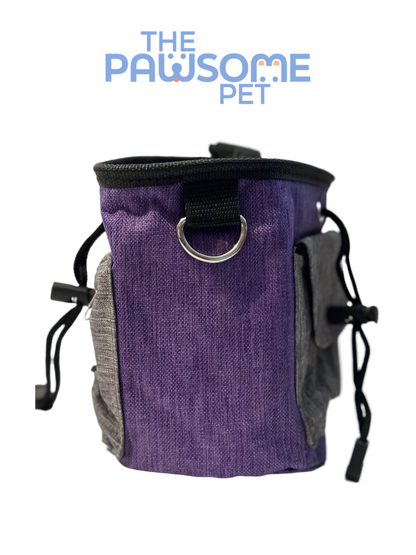 pet treat bag purple