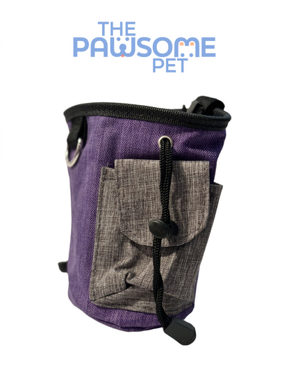 pet treat bag purple