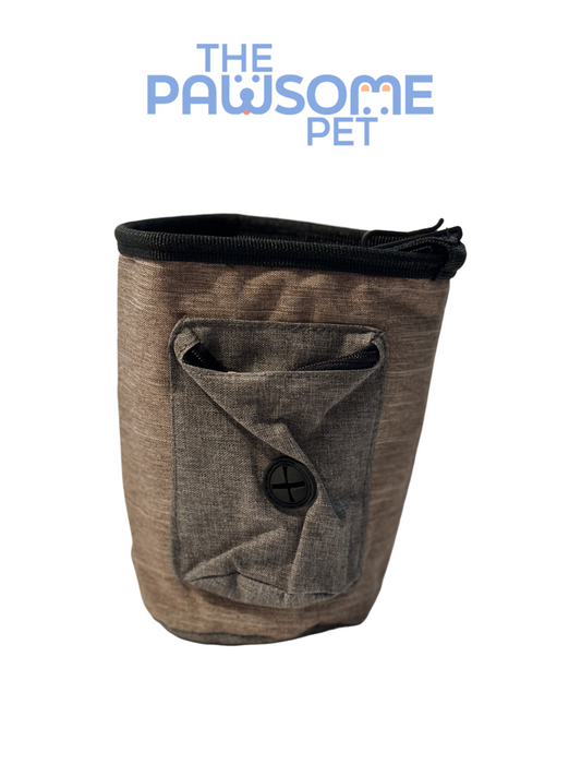 pet treat bag brown