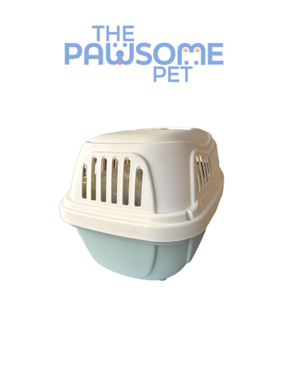 plastic pet carrier green