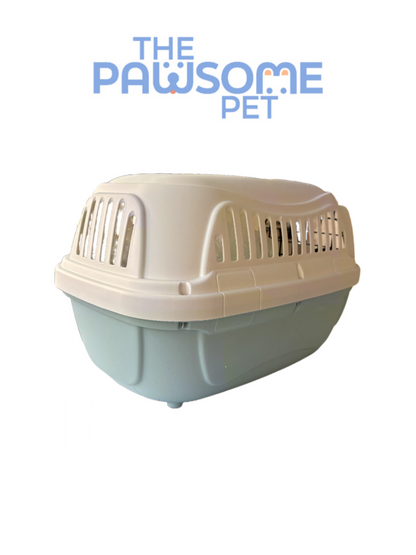 plastic pet carrier green