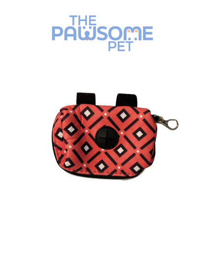 poop bag dispenser red