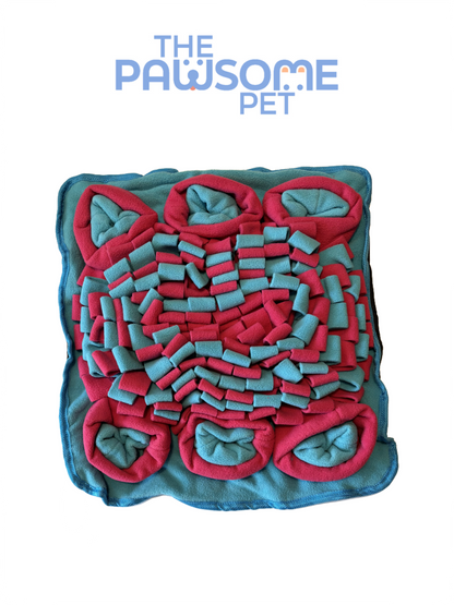 rectangular snuffle mat medium blue red