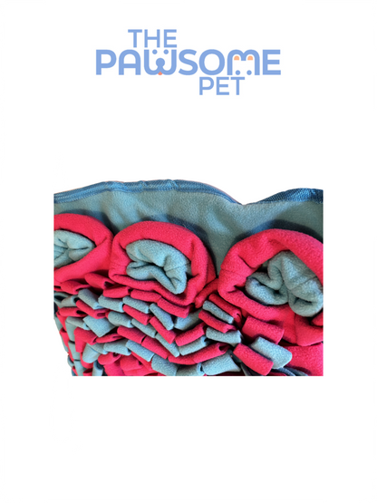 rectangular snuffle mat medium blue red details