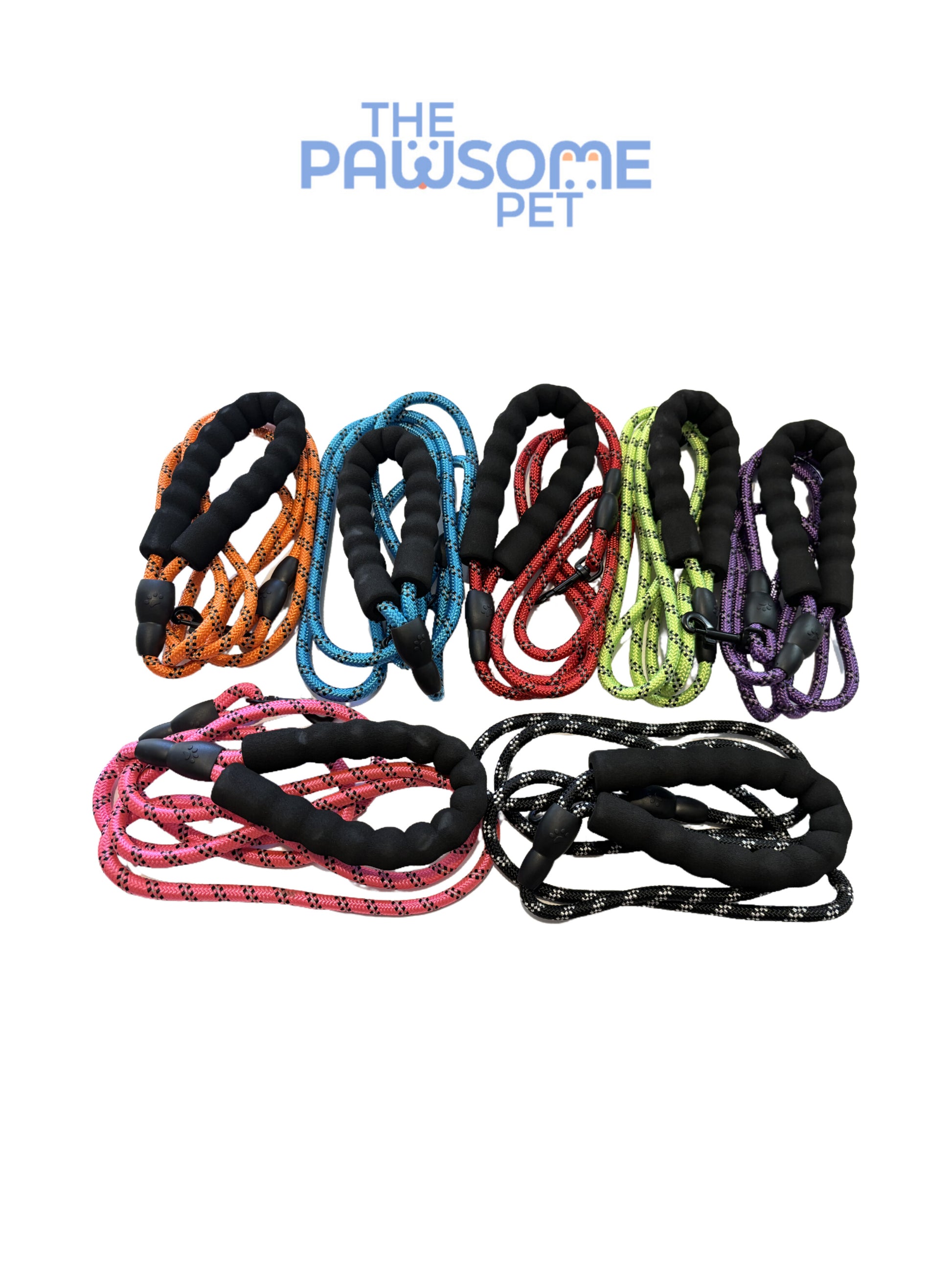 Reflective climbing rope leash