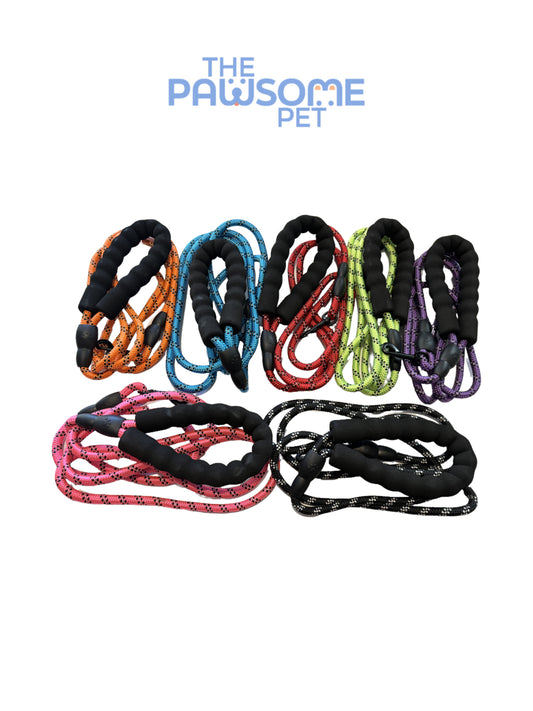 Reflective climbing rope leash